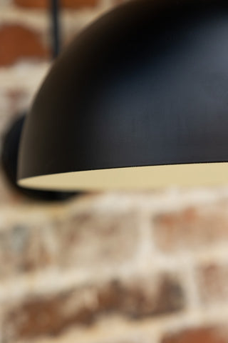 Image of the finish for the Statement Dome Outdoor Wall Light
