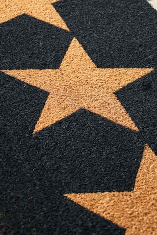 Close-up image of the Triple Star Double Doormat