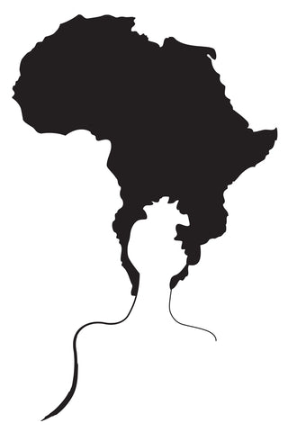 Image of the Unframed Africa On My Mind Bold Art Print