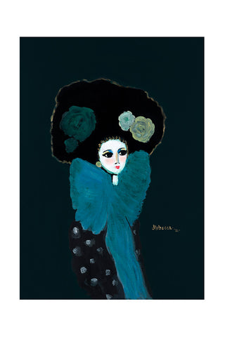 Image of the Unframed Madame Grace Giclee Print by Rebecca Sophie Leigh - A2