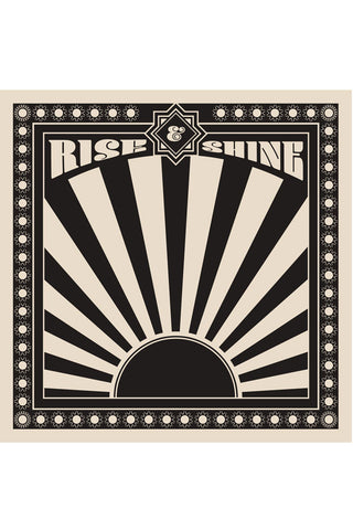 Cut out image of the Framed Sunrise Art Print hanging on the wall