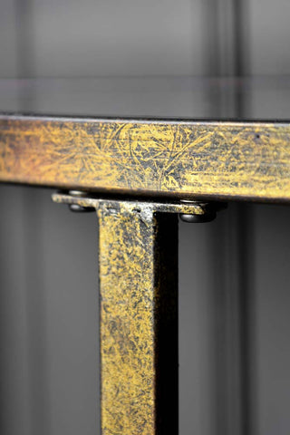 Detail image of the Venetian Mirrored Console Table