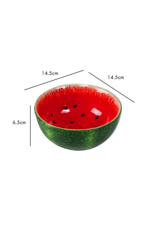 Dimension image of the Watermelon Bowl