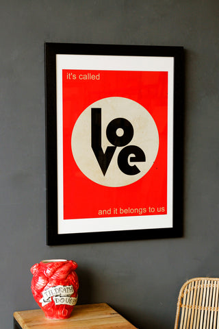 Image of the Framed Thieves Like Us - New Order Art Print