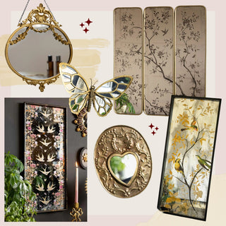 An image showing a collection of decorative mirrors 