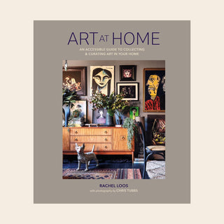 The book cover for Rachel Loos' book, Art at Home