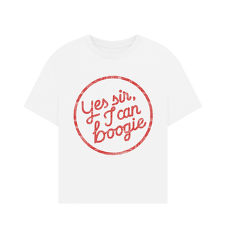 White Printed T-shirt Front