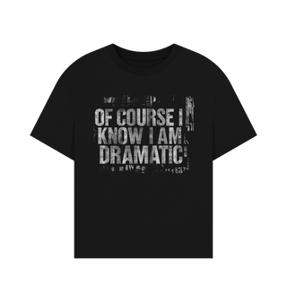 Black Printed T-shirt Front