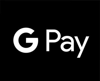 Black and White Goole Pay logo. The logo is G Pay. 