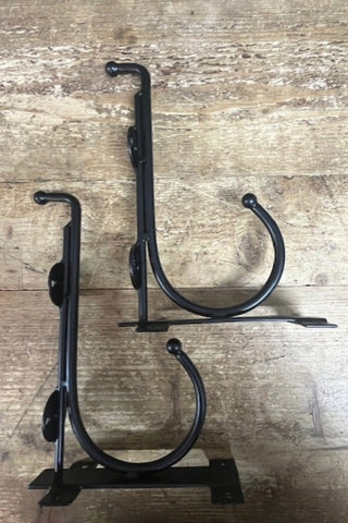 Image of he Black Stripe Wooden Shelf Brackets