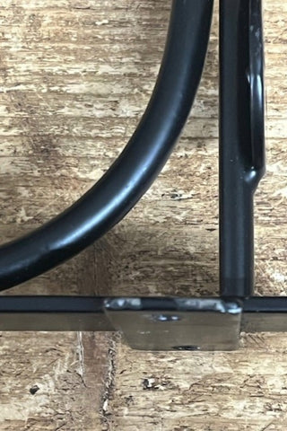 Image of he Black Stripe Wooden Shelf Brackets