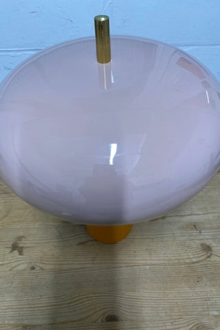Birds eye view of The Pink & Orange Statement Table Lamp