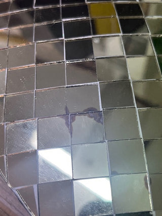 Detail of The Disco Ball Flaming Heart Decoration