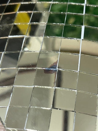 Detail of The Disco Ball Flaming Heart Decoration