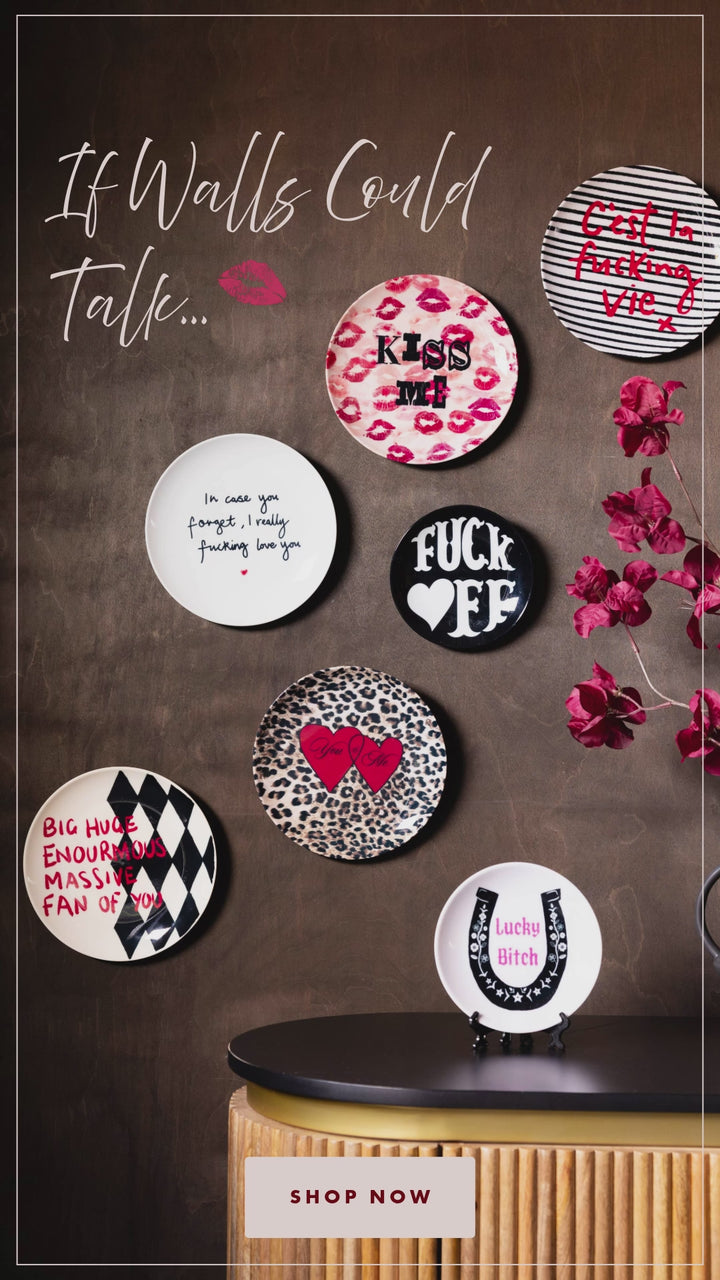 An image showing a selection of decorative wall plates 