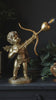 A video of the Gold Cupid Table Lamp being switched on.