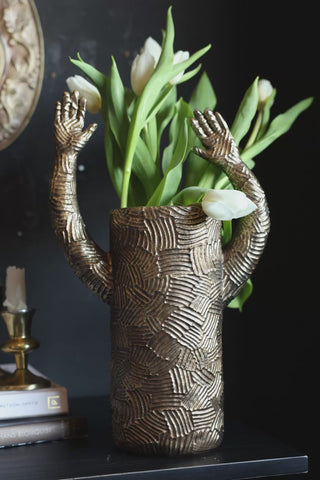 Video of the Waving Arms Gold Vase