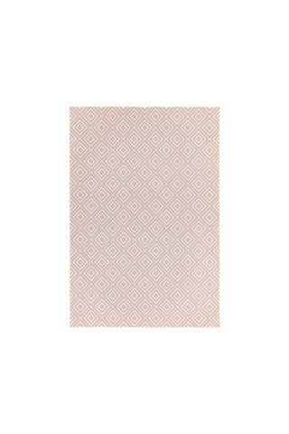 Image of the Pink Diamond Indoor/Outdoor Garden Rug - 3 Sizes Available on a white background
