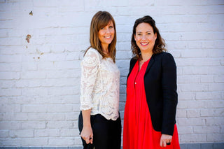 Jane Rockett and Lucy St George, the founders of Rockett St George, the online homeware shop.