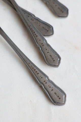 Close-up image of the Set Of 4 Cake Forks