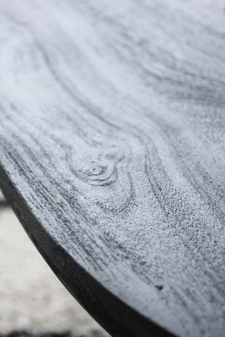 Image of the wood for the Abstract Black Mango Wood Coffee Table