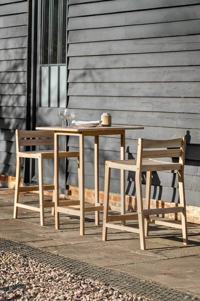 Acacia Wood Garden Bar Table Set Rockett St George