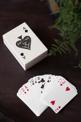Detail image of the Ace of Spades Playing Card Box Set