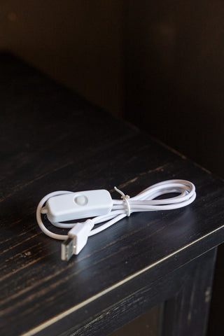 Image of the cable for the Amour Neon Light Box