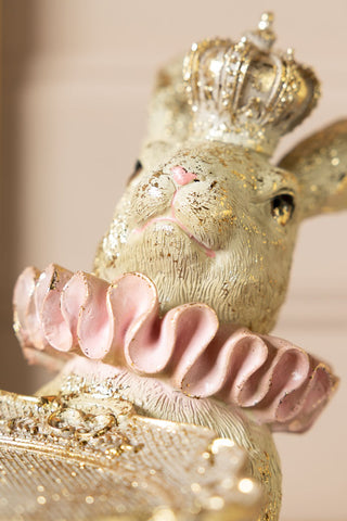 Close-up of the Queen Bunny Butler Decoration.