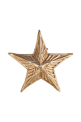 Cut-out image of the Antique Gold Star Candle Pin