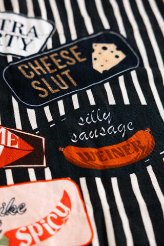 Detail image of the Badge Patch Apron