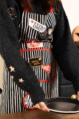 Lifestyle image of the Badge Patch Apron