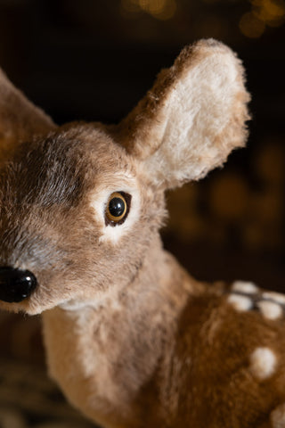 Close-up image of the Baby Deer Christmas Decoration