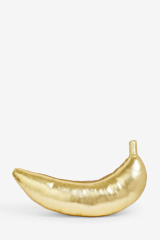 Cutout image of the Gold Banana Cushion.