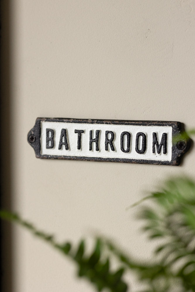 Signs For Bathroom Doors Bathroom Door Hanging Sign | Rockett St
