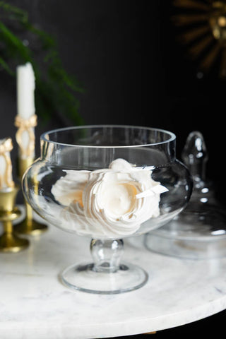 Image of the Beautiful Apothecary-Style Glass Jar With Lid