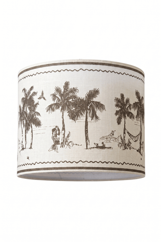 Cute out image of the Beautiful Desert Island Lampshade