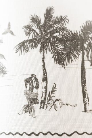 Close-up image of the Beautiful Desert Island Lampshade