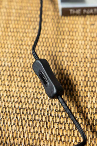 Image of the switch for the Beautiful Desert Island Tapered Table Lamp