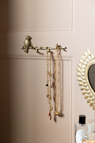 Image of the Beautiful Gold Bird Wall Hook