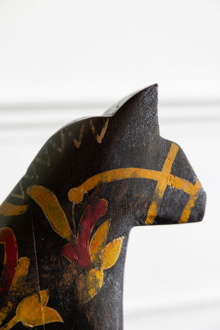 Close-up image of the Beautiful Swedish Horse Ornament