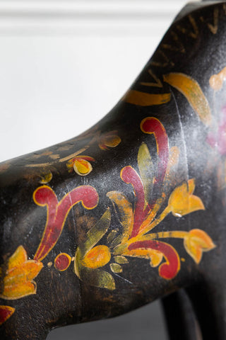 Detail image of the Beautiful Swedish Horse Ornament