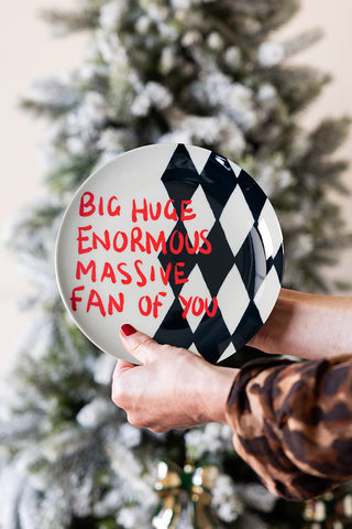 Lifestyle image of the Big Fan Decorative Wall Plate