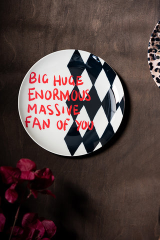 Image of the Big Fan Decorative Wall Plate