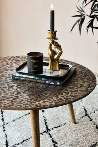 Image of the Natural Leopard Love Coffee Table