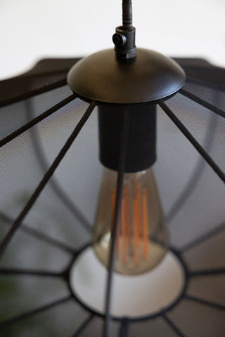 Image of the material for the Black Mesh Pendant Light
