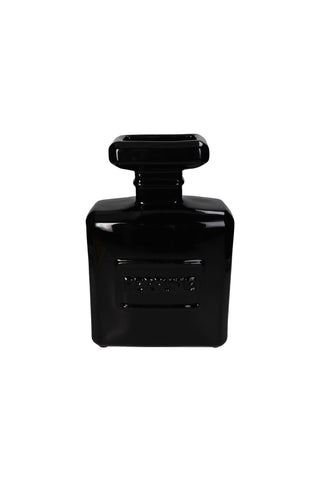 Image of the Black Perfume Bottle Vase on a white background