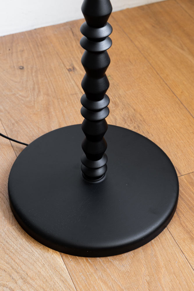 Black Floor Lamp Base Only Traditional Style Black Barley Twist Floor