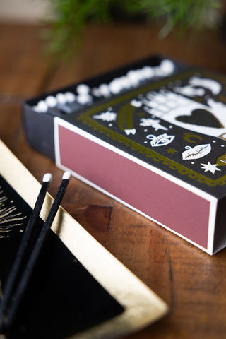Detail image of the Black & Gold Celestial Matches