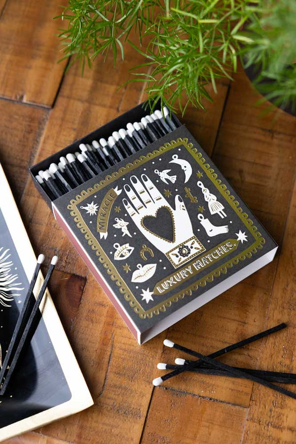 Lifestyle image of the Black & Gold Celestial Matches